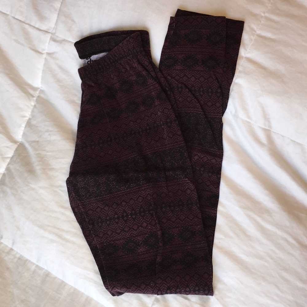 Charlotte Russe SUPER SOFT Patterned Leggings